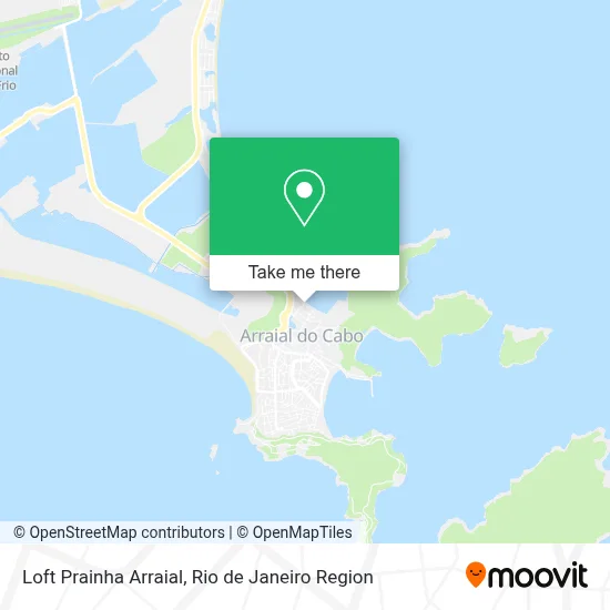 Loft Prainha Arraial map