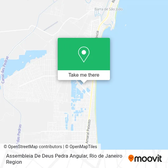Assembleia De Deus Pedra Angular map