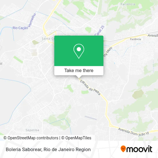 Boleria Saborear map