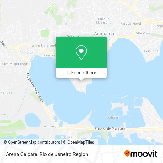 Arena Caiçara map