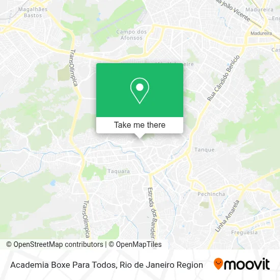 Academia Boxe Para Todos map