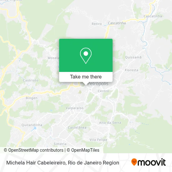 Michela Hair Cabeleireiro map