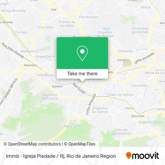 Immb - Igreja Piedade / Rj map
