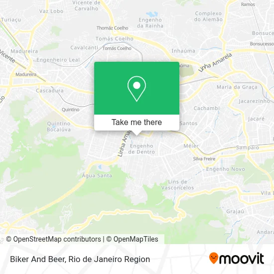 Biker And Beer map