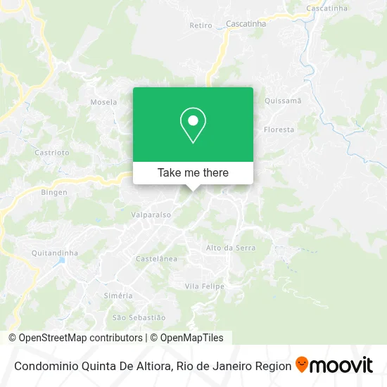 Condominio Quinta De Altiora map