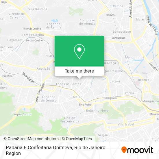 Padaria E Confeitaria Onitneva map