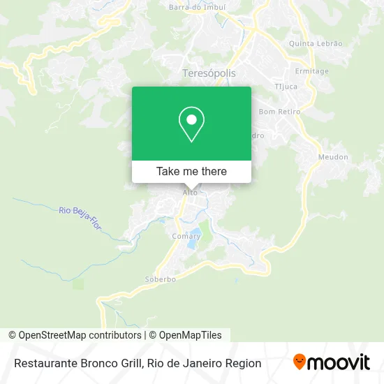 Restaurante Bronco Grill map