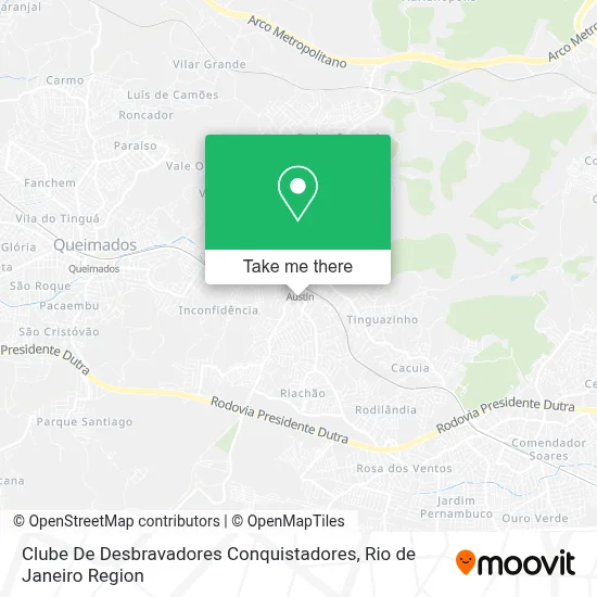 Clube De Desbravadores Conquistadores map