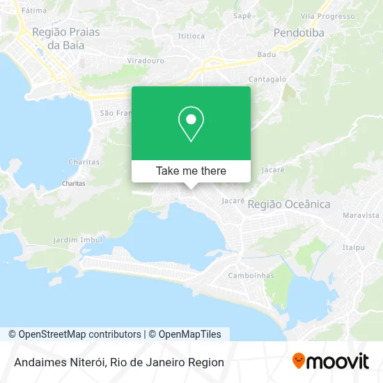 Andaimes Niterói map