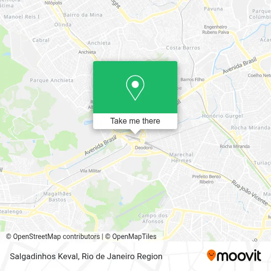 Salgadinhos Keval map