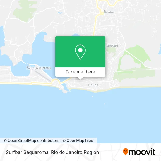 Surfbar Saquarema map