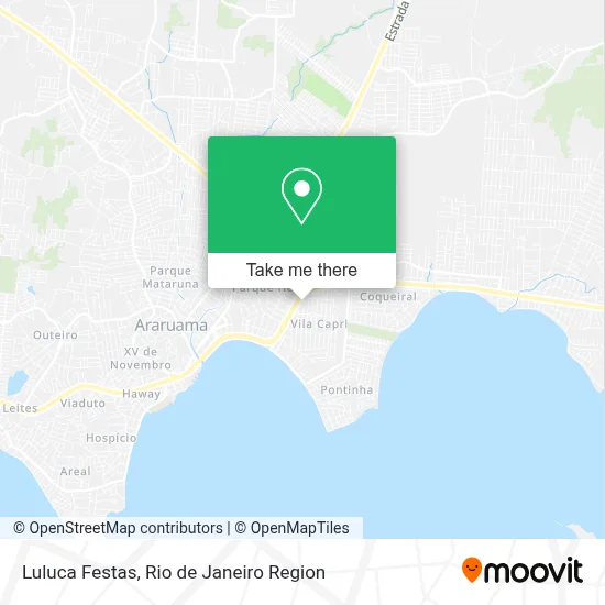 Luluca Festas map