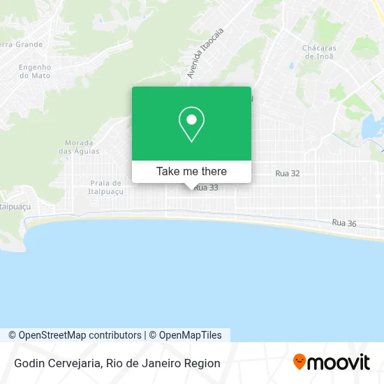 Godin Cervejaria map