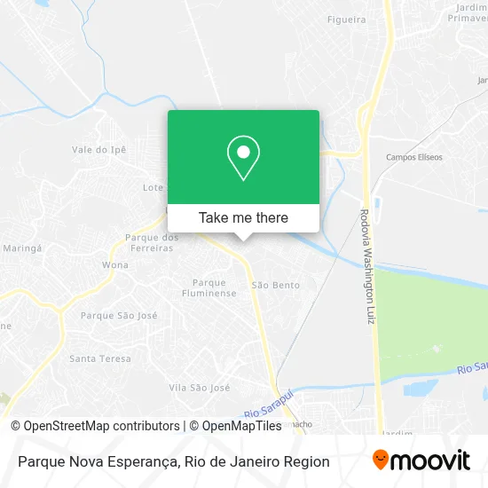 Parque Nova Esperança map