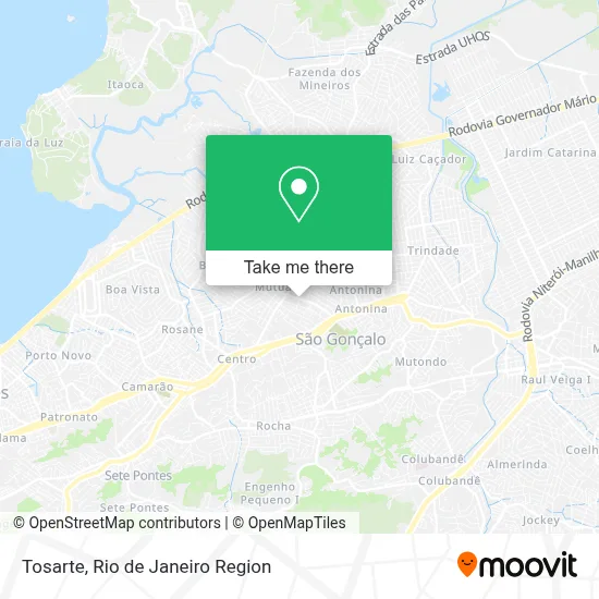 Tosarte map