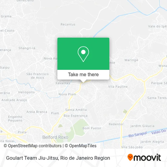 Goulart Team Jiu-Jitsu map