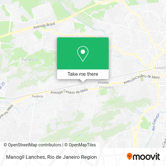 Manogil Lanches map