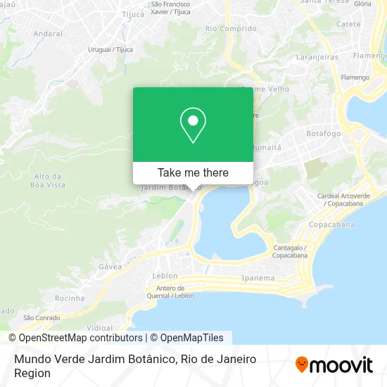 Mundo Verde Jardim Botânico map