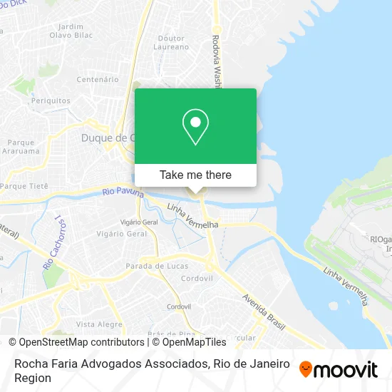 Rocha Faria Advogados Associados map