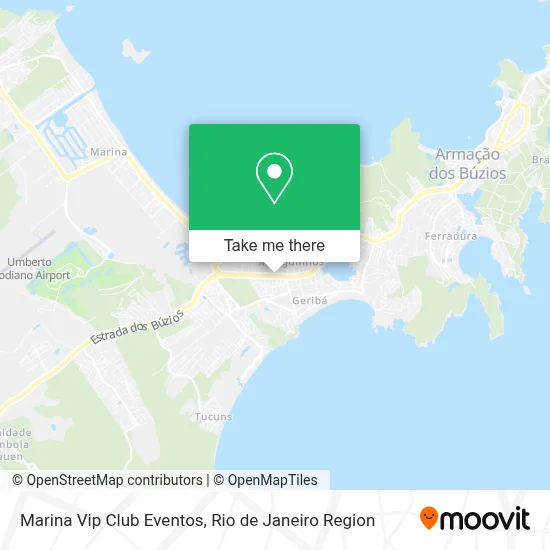 Marina Vip Club Eventos map
