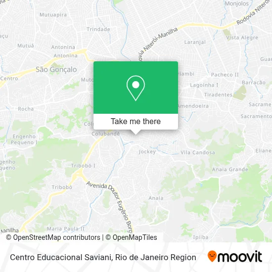 Centro Educacional Saviani map