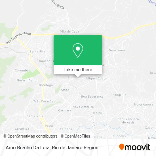 Amo Brechó Da Lora map