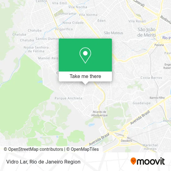 Vidro Lar map