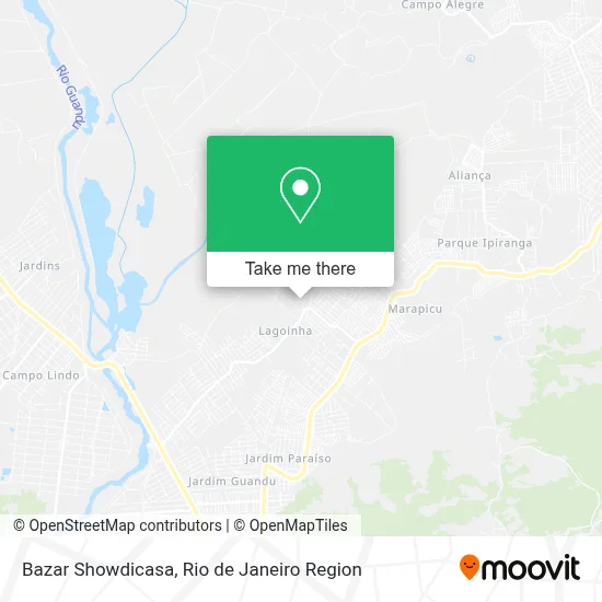 Bazar Showdicasa map