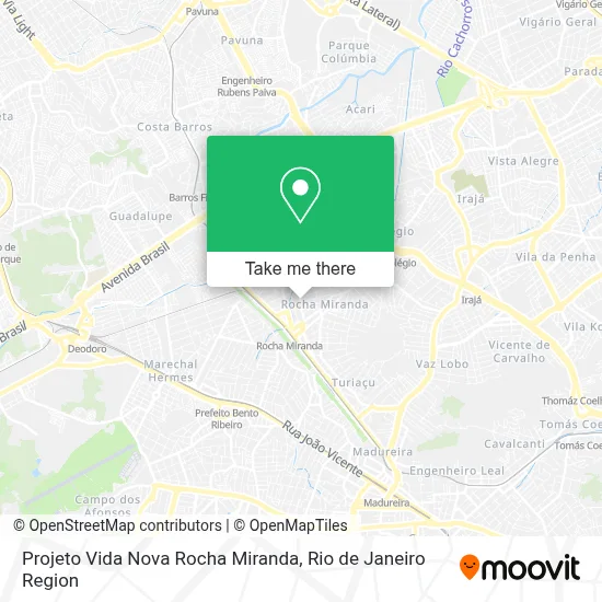 Projeto Vida Nova Rocha Miranda map