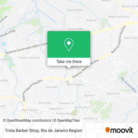 Tróia Barber Shop map