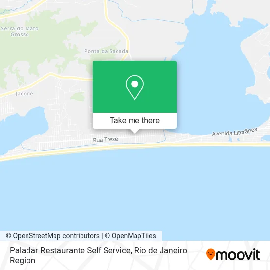Paladar Restaurante Self Service map