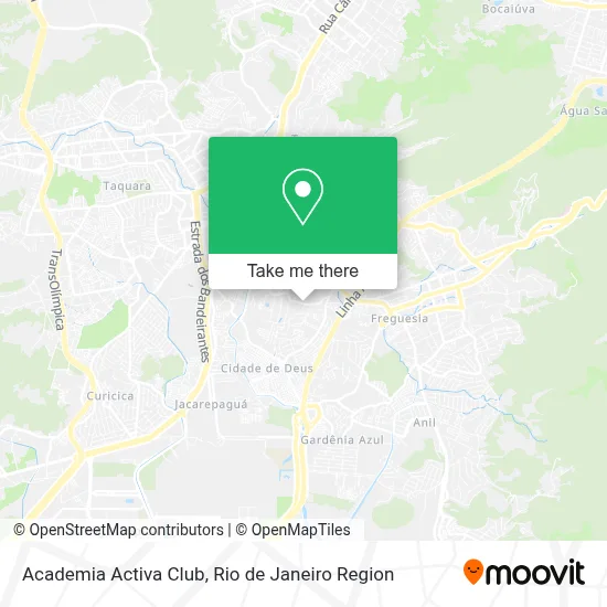Academia Activa Club map