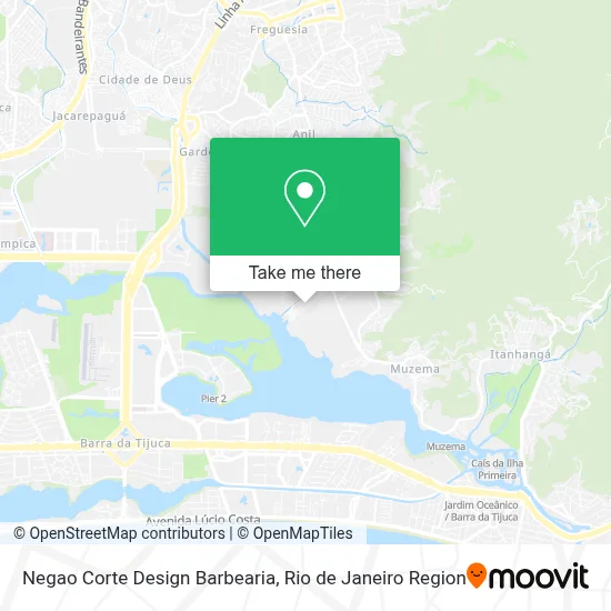 Negao Corte Design Barbearia map