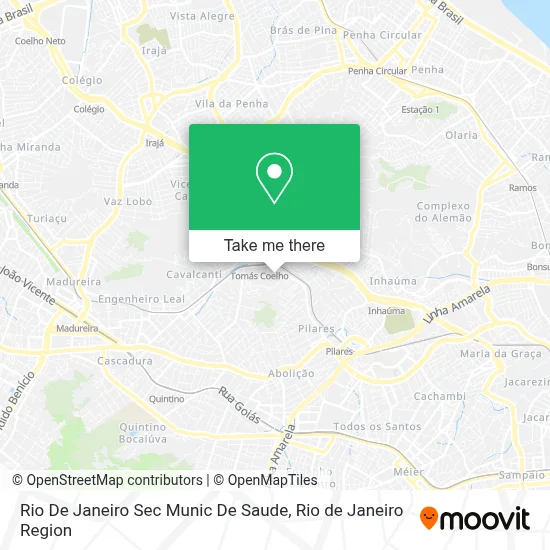Rio De Janeiro Sec Munic De Saude map