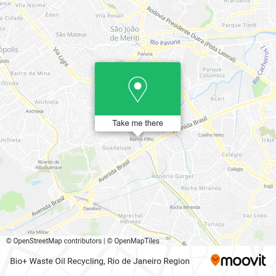 Bio+ Waste Oil Recycling map