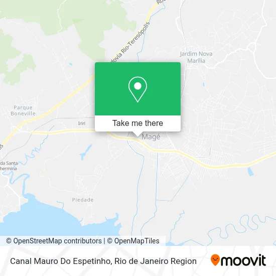 Canal Mauro Do Espetinho map
