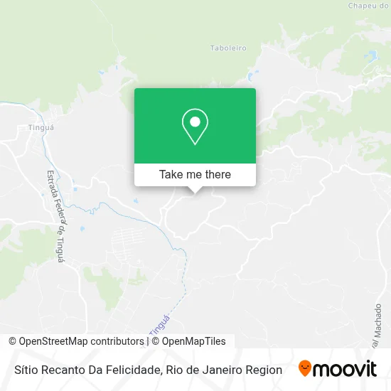 Sítio Recanto Da Felicidade map