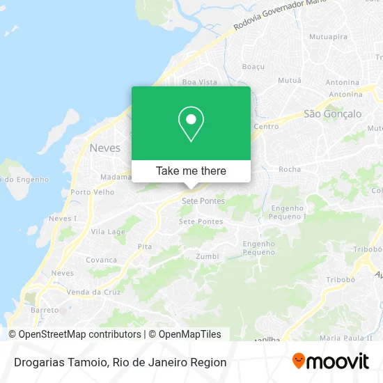 Drogarias Tamoio map