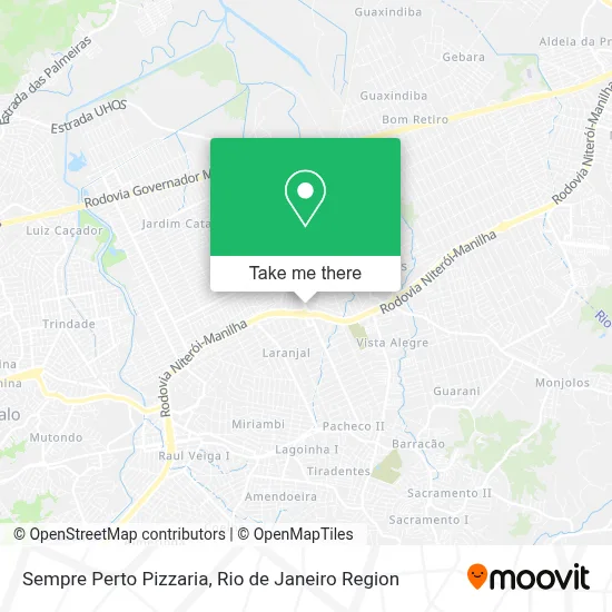 Sempre Perto Pizzaria map