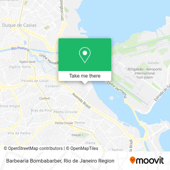 Barbearia Bombabarber map