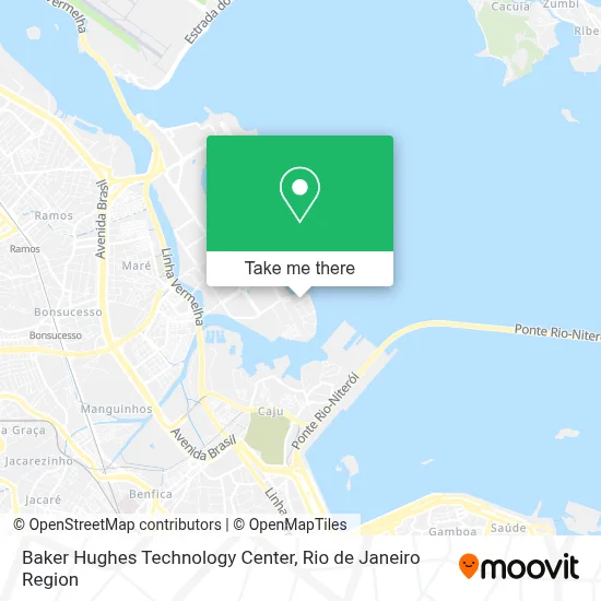 Baker Hughes Technology Center map