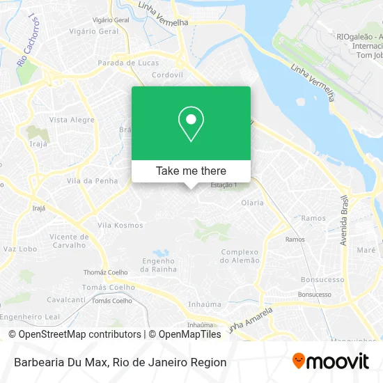 Barbearia Du Max map