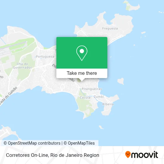 Corretores On-Line map