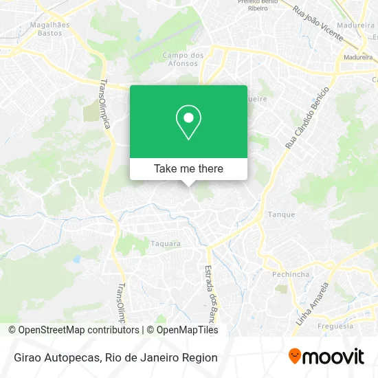 Girao Autopecas map