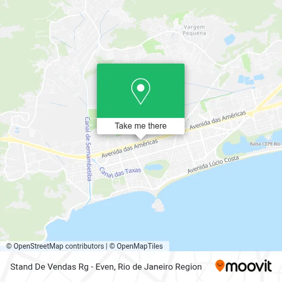 Stand De Vendas Rg - Even map