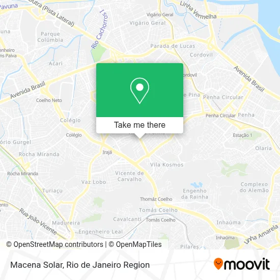 Macena Solar map