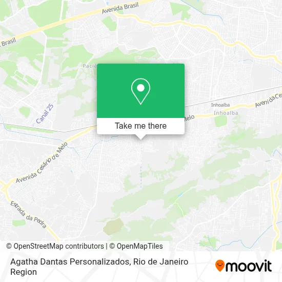 Agatha Dantas Personalizados map