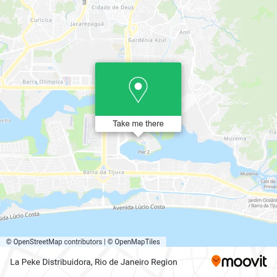La Peke Distribuidora map