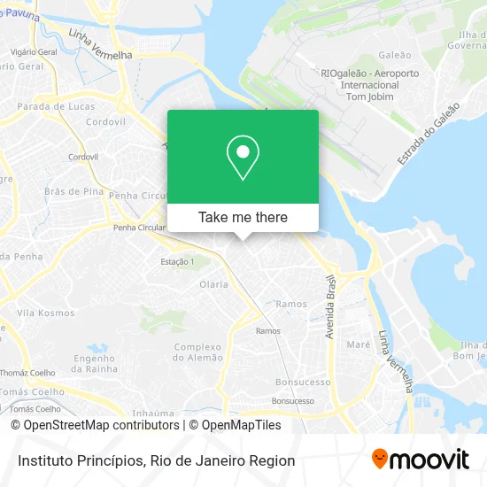Instituto Princípios map