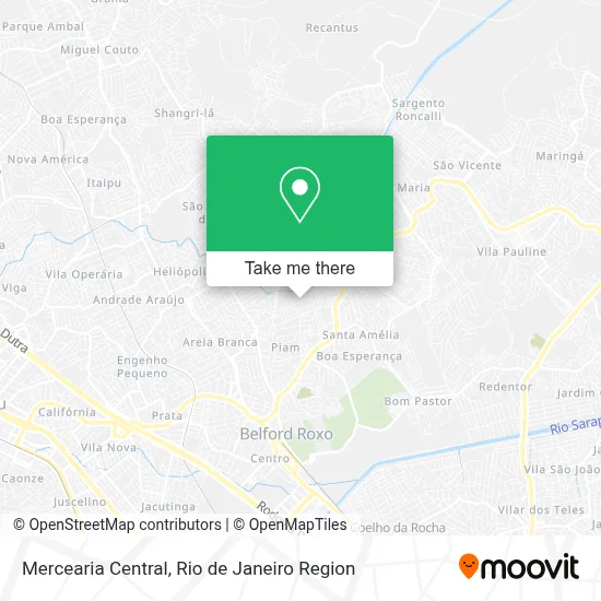 Mercearia Central map